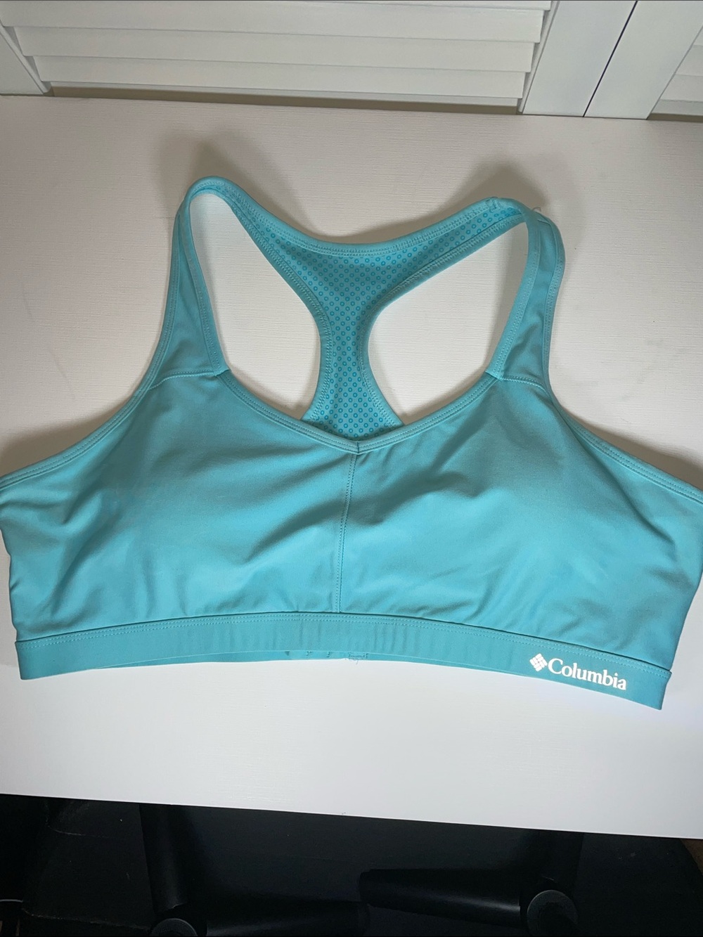 Columbia Teal Racerback Sports Bra